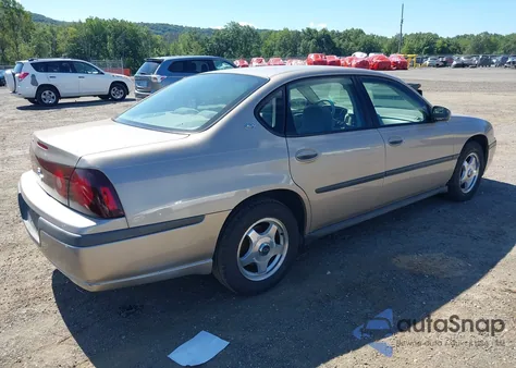 2003 Chevrolet Impala из США, поврежденный, VIN 2G1WF52E139351100